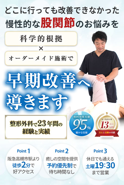 ファーストビュー股関節痛